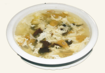 Суп из древесных грибов и шампиньонов
